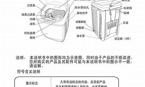 海尔小神童eb55m919洗衣机使用_海尔洗衣机小神童说明书xqb5010bp